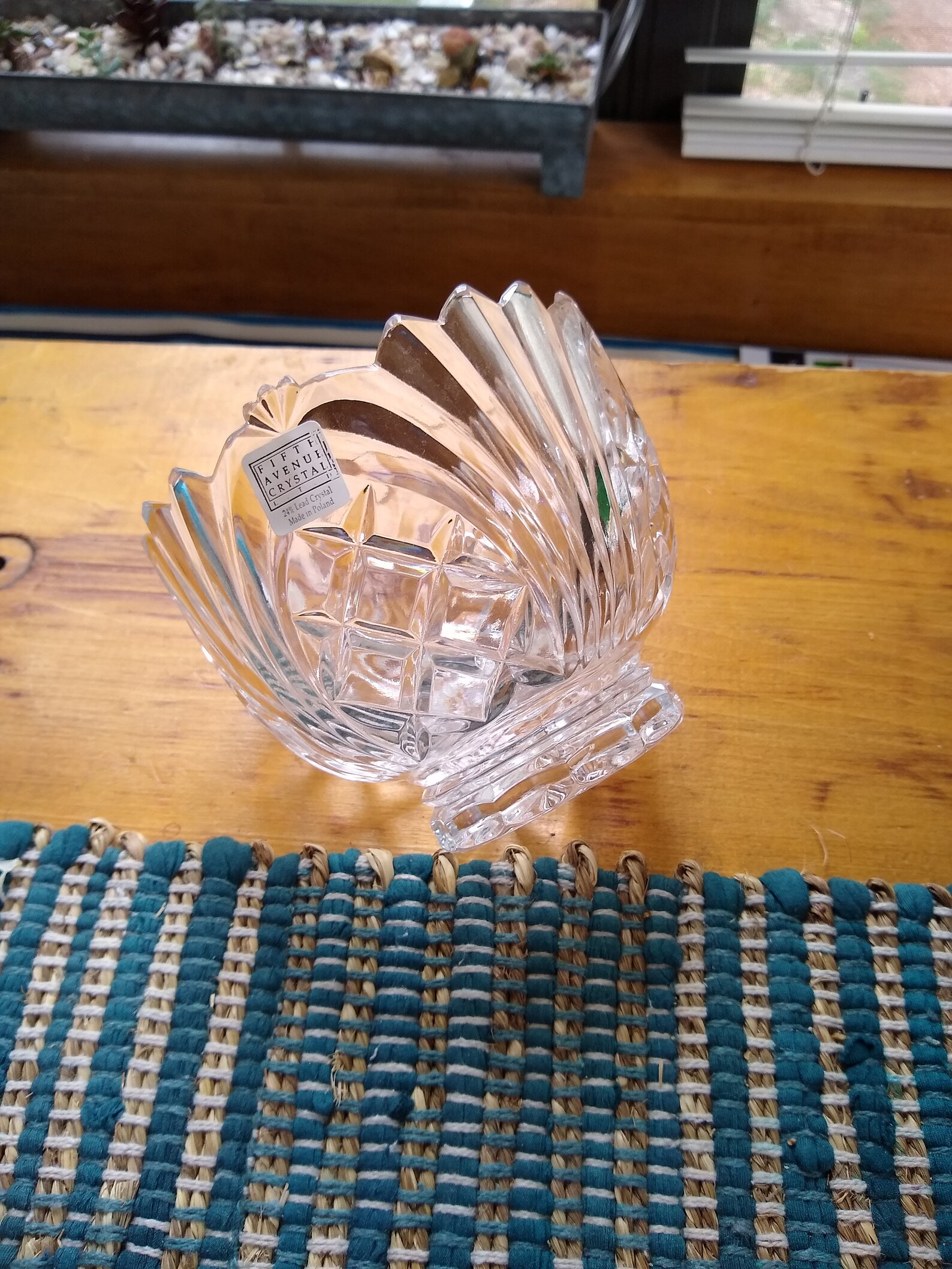 Vintage Lead Crystal wellington 5th Ave Bowl Etsy