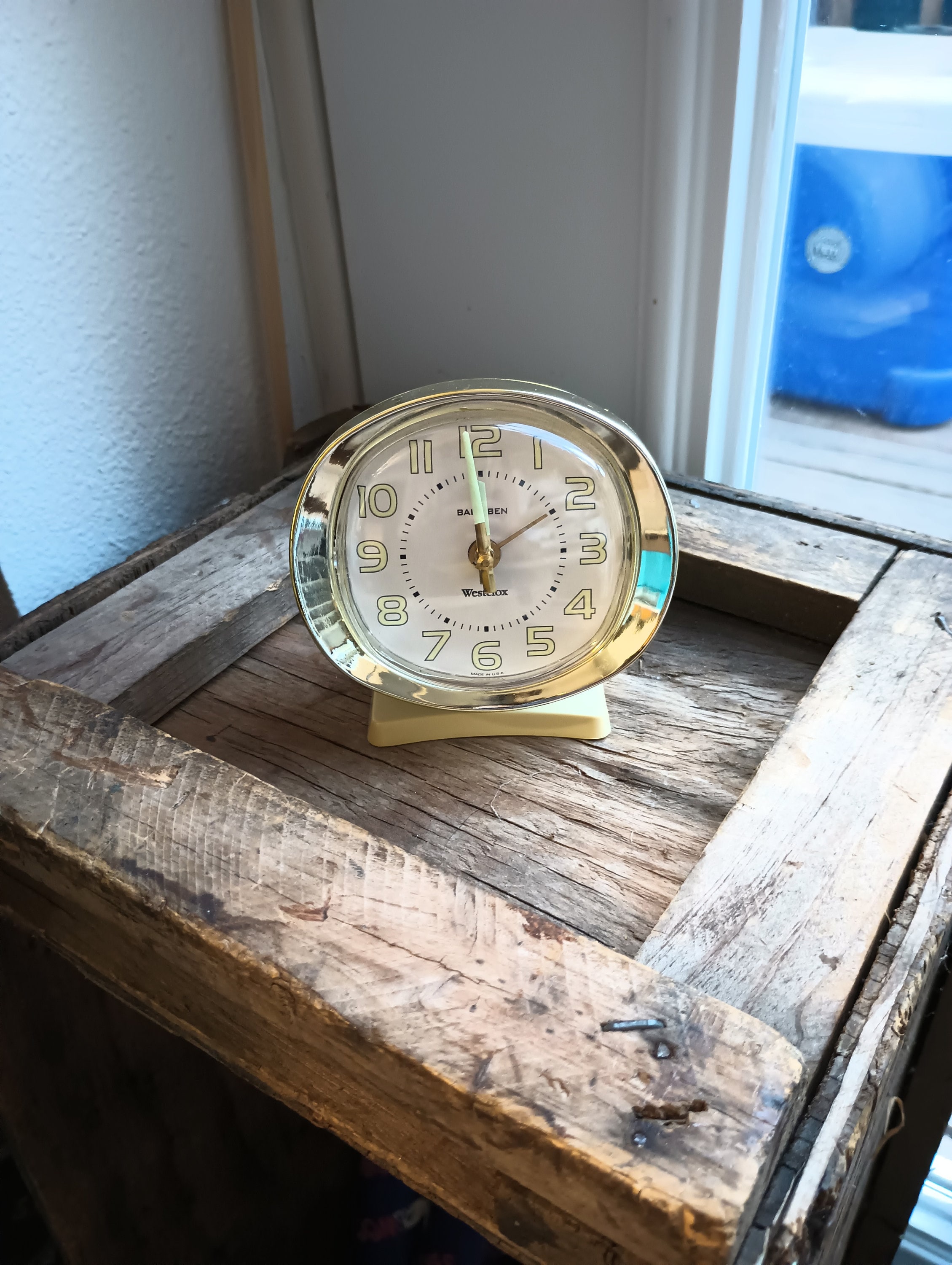 Westclox Vintage Alarm Clock - Etsy Westclox Vintage Alarm Clock - Etsy
