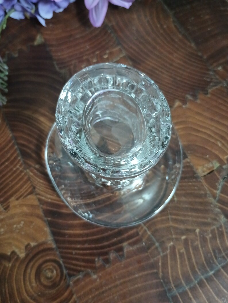 Fostoria Clear Glass Top Hat Toothpick Holder Etsy