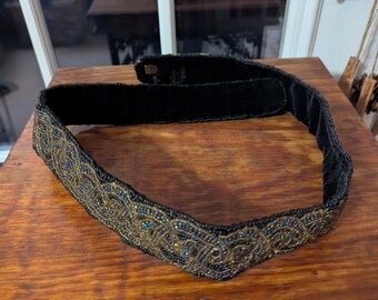 New With Tag Anthropologie Brand Sparkly Beads Stretchy Belt  display picture 1