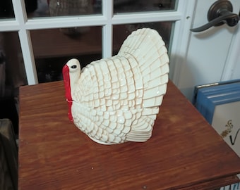White Ceramic Turkey Tureen