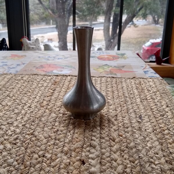 Pewter Vase Etsy