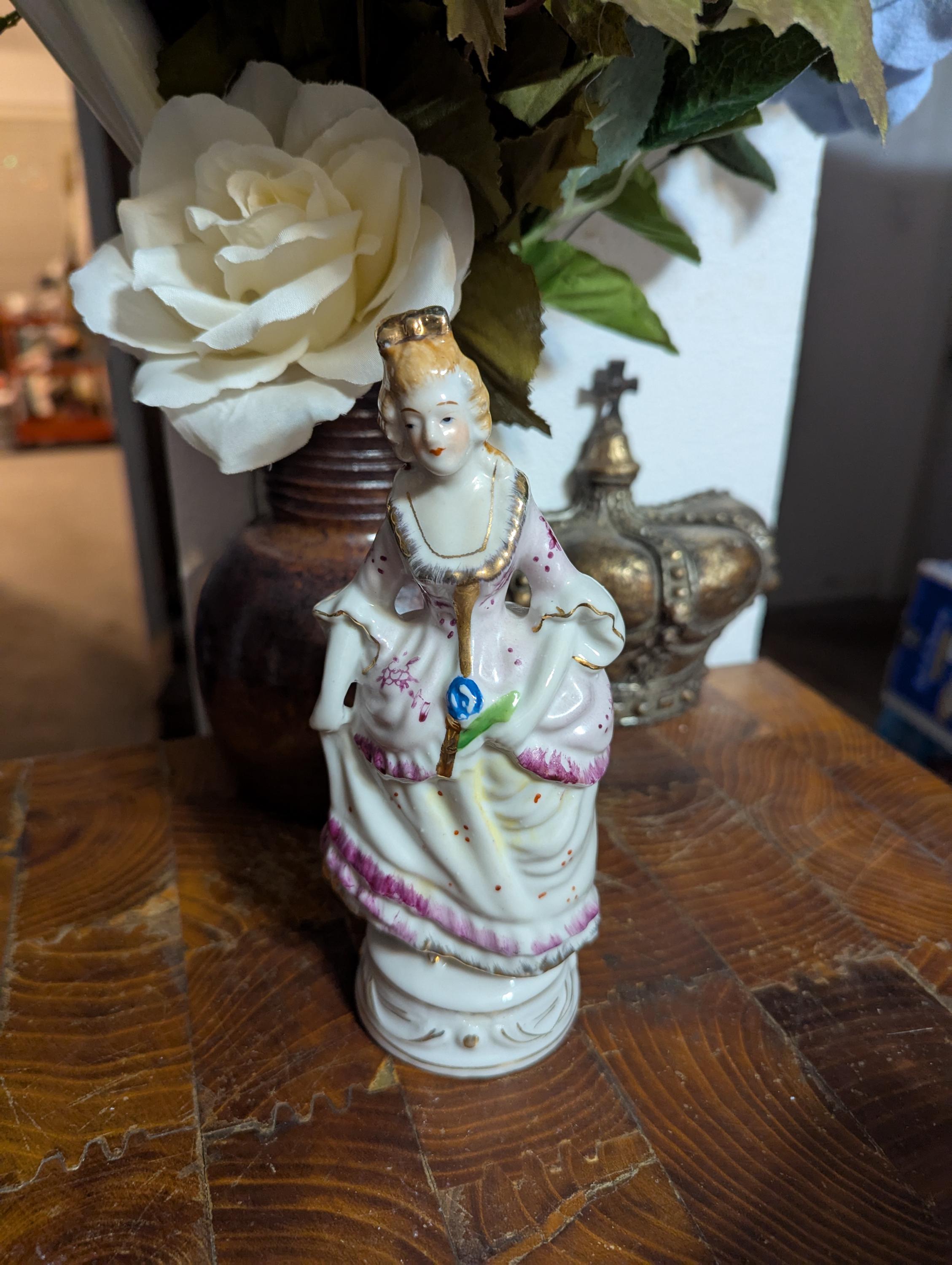 【✳︎toto✳︎さま】old ornament ❀ パピエマシェの女の子 Occupied Japan Lady - Etsy