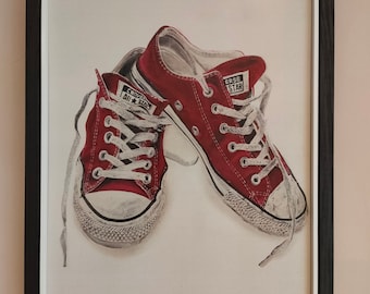 White and 2025 burgundy converse