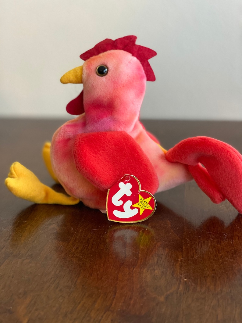 Strut the Rooster Beanie Baby | Etsy