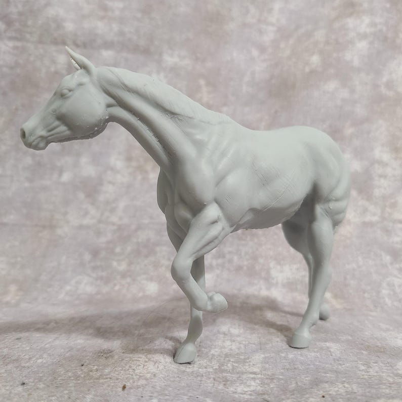 3D Print Quarter Horse Absolution by Carola Funder Mare Version With ...