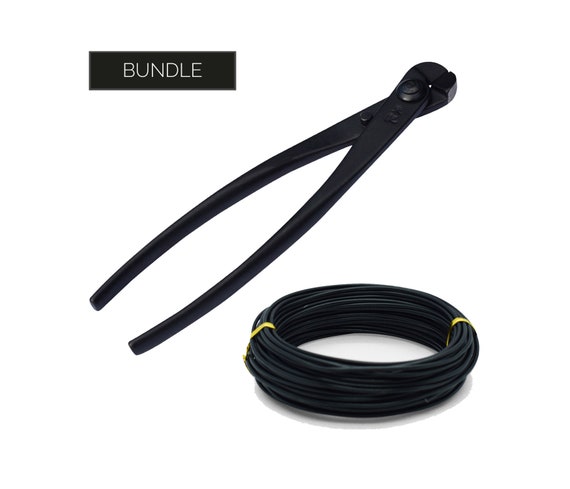 Kit Fili Bonsai In Alluminio - 4 Spessori (1-3mm) Con Tronchese, Nero/Marrone/Verde, Per Modellatura - Foto 11