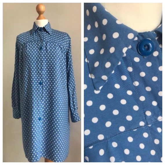 Super true vintage late 1940s or early 1950s blue