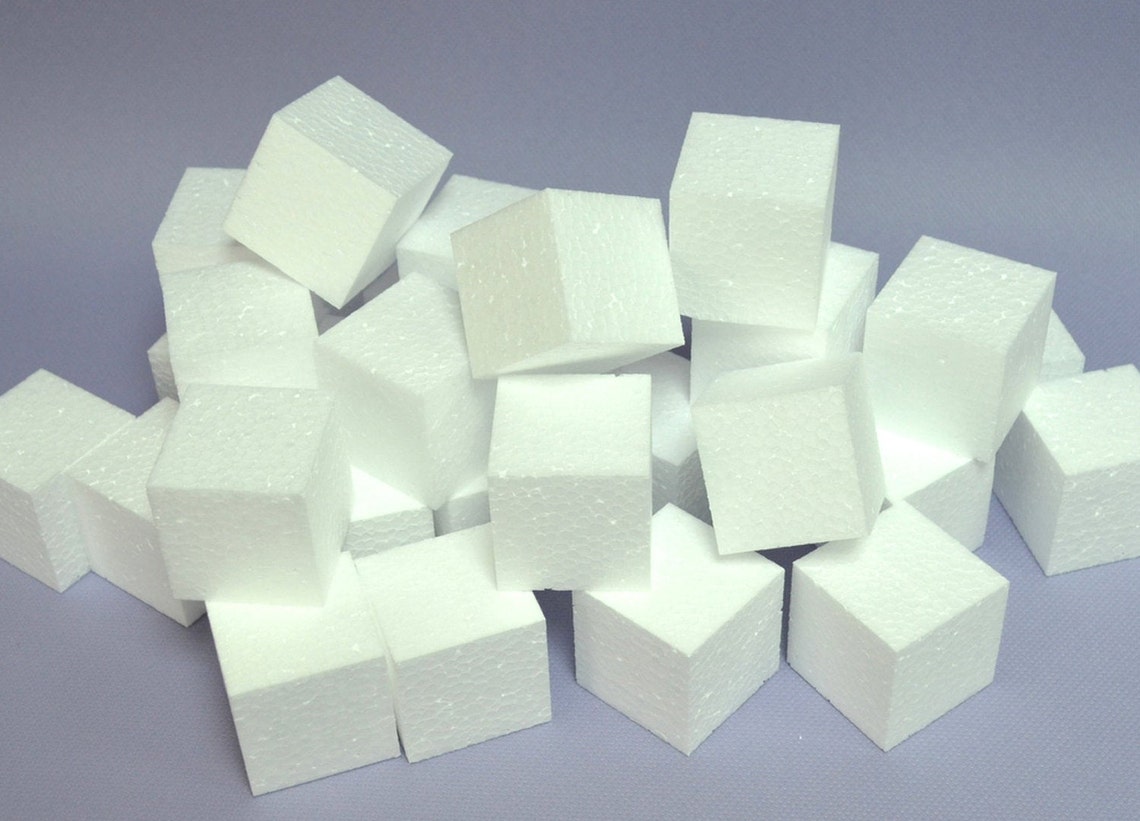 Styrofoam Cube 5x5x5 cm Foam Plate Block EPS Cut Cube Model Etsy