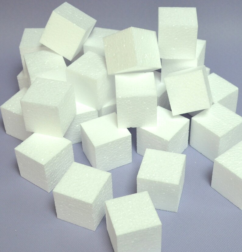 Styrofoam Cube 5x5x5 cm Foam Plate Block EPS Cut Cube Model Etsy