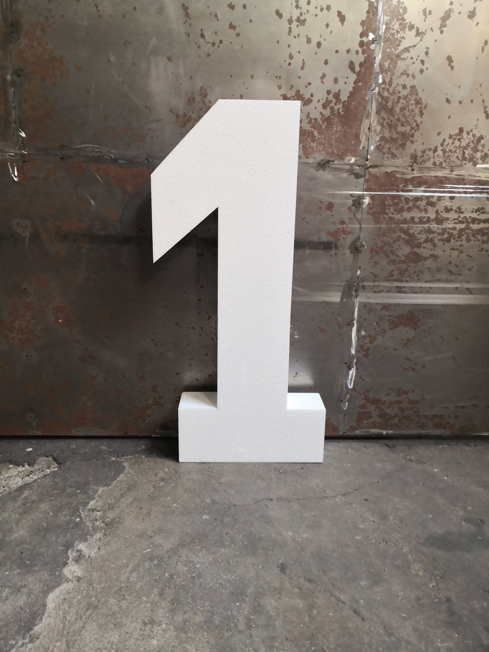 Centre De Table Chiffre 6 Bois Pailleté Argenté 20 Cm