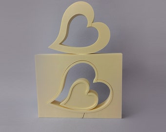Concrete casting mold HOHLES HEART frame heart shape concrete casting mold Styrodur Mother's Day Valentine's Day can be used multiple times