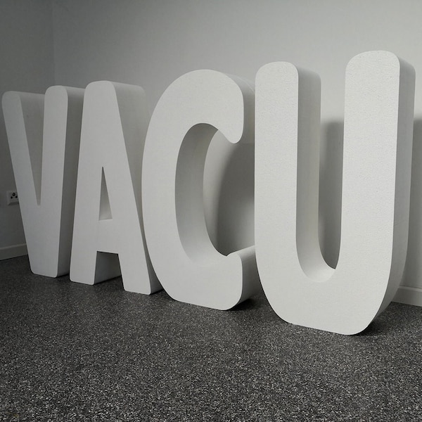 Styrofoam Free Standing Letter - Etsy