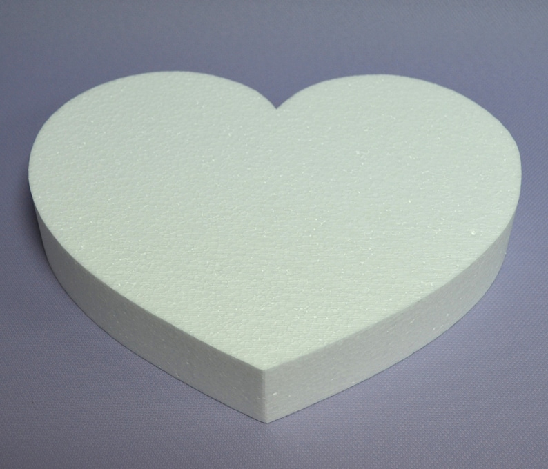 Homoyoyo Styropor Herz 30cm - Weißes Bastelherz Für DIY Projekte