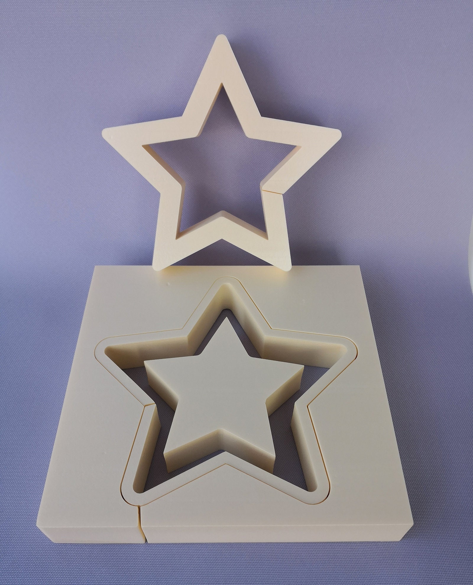 Weihnachts-Stern Silikonformen - 3 Größen Für Harz, Gips & Wachs