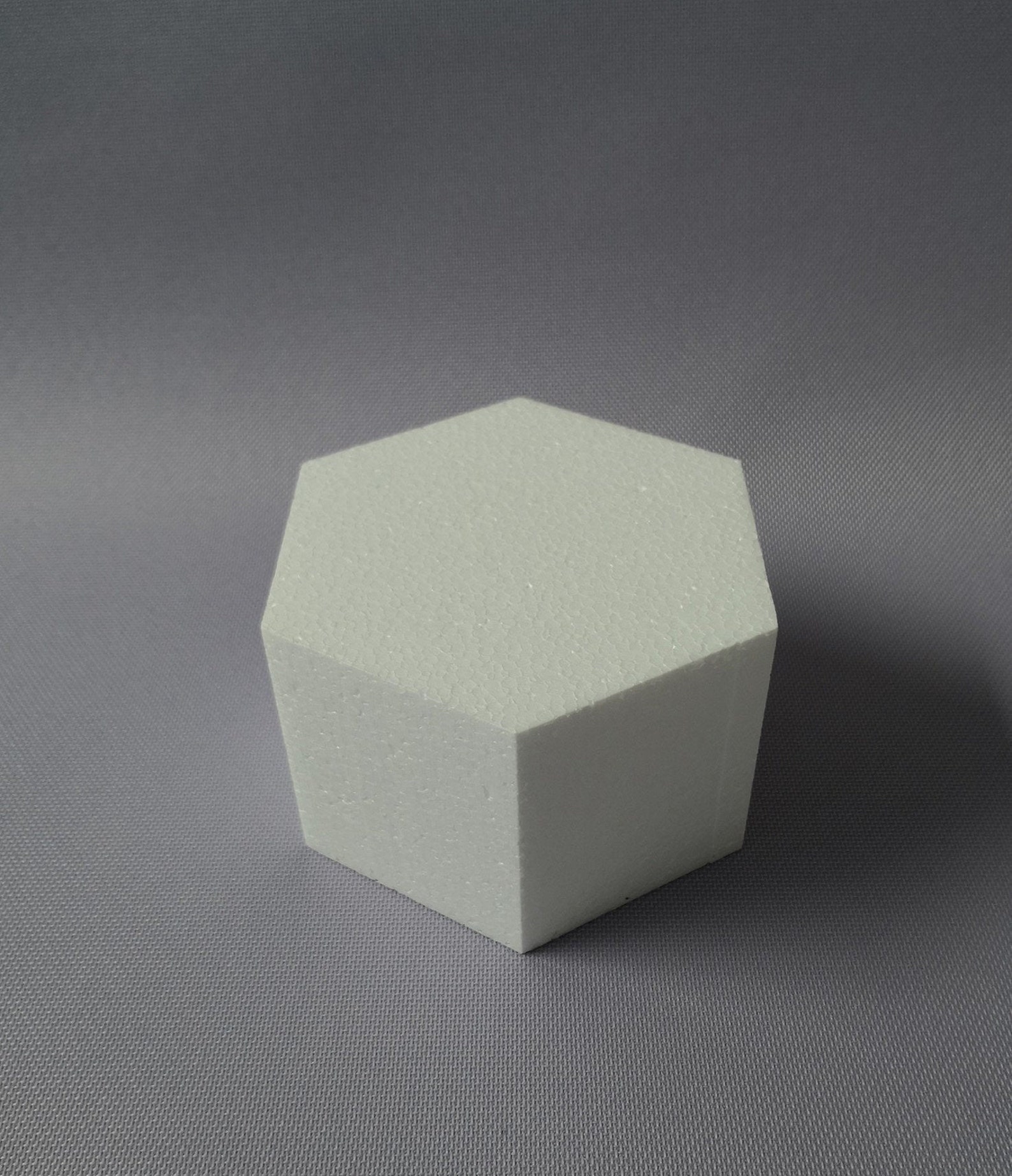 Polystyrene Hexagon From Ø15x10 Cm Hexagonal Dummy Pedestal Etsy UK