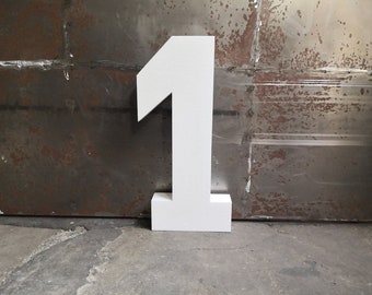 Styrofoam Number 60 - 95 cm / 23 - 37 Inch Freestanding Large Digit Year Number Anniversary Huge Selection Birthday Party