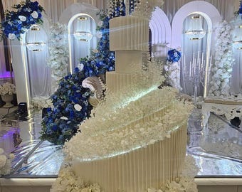 Styrofoam cake, wedding cake mold, dummy blank, multi-tiered cake topper