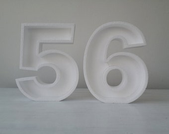 Fillable number for filling balloon styrofoam balloon decoration frame flower arrangement freestanding bowl wedding