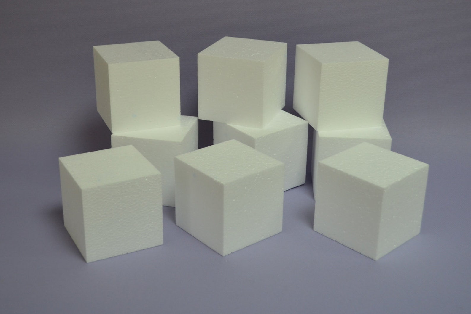 Styrofoam Cube 10x10x10cm Foam Base EPS Cut Game Cube S/ Etsy