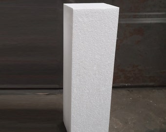 Styrofoam column 20x20x50 cm pedestal block showcase vintage DIY shop furnishings shop window decoration pyramid