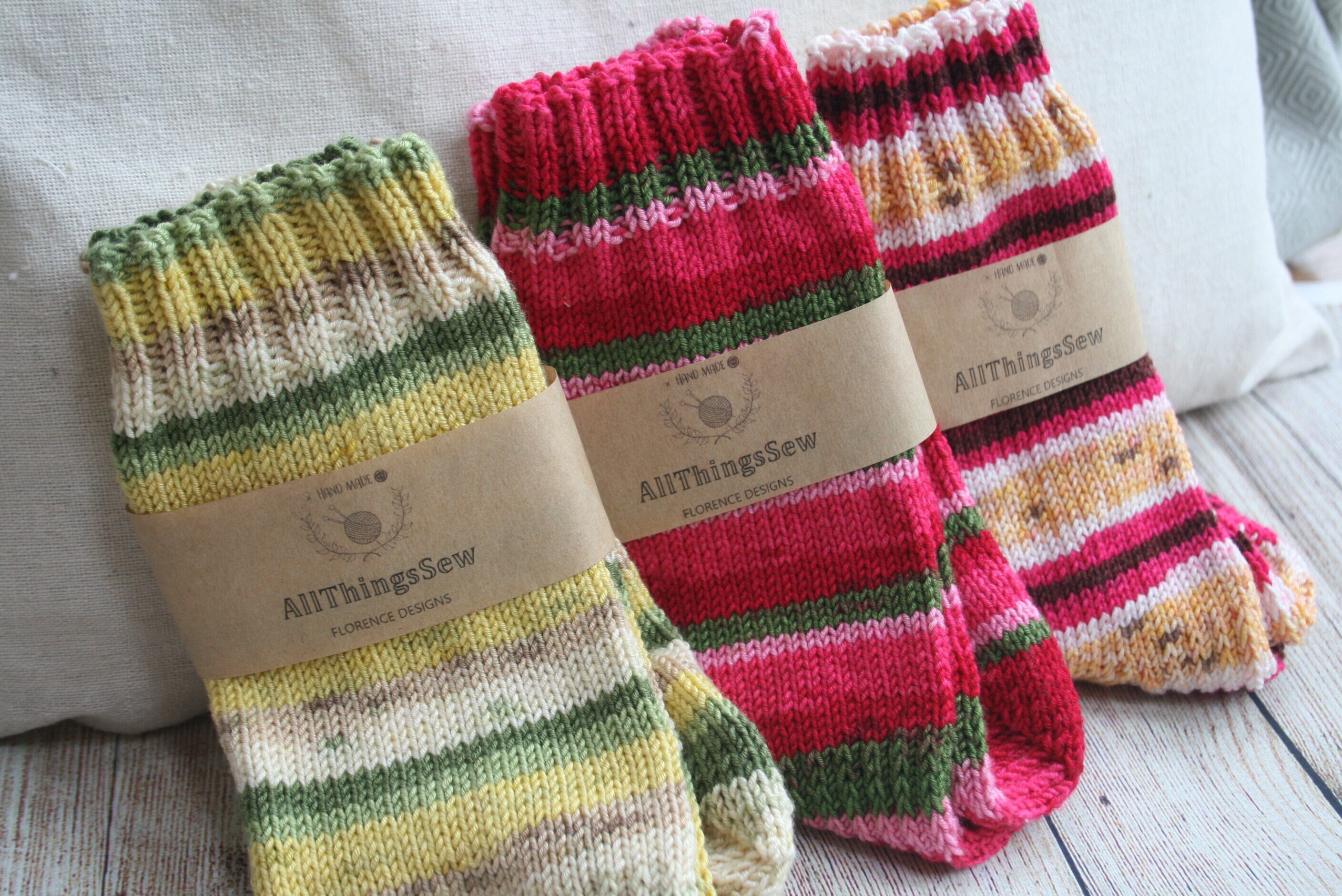 Hand Knitted Socks Knitted Socks Handmade Socks Knitted Etsy UK