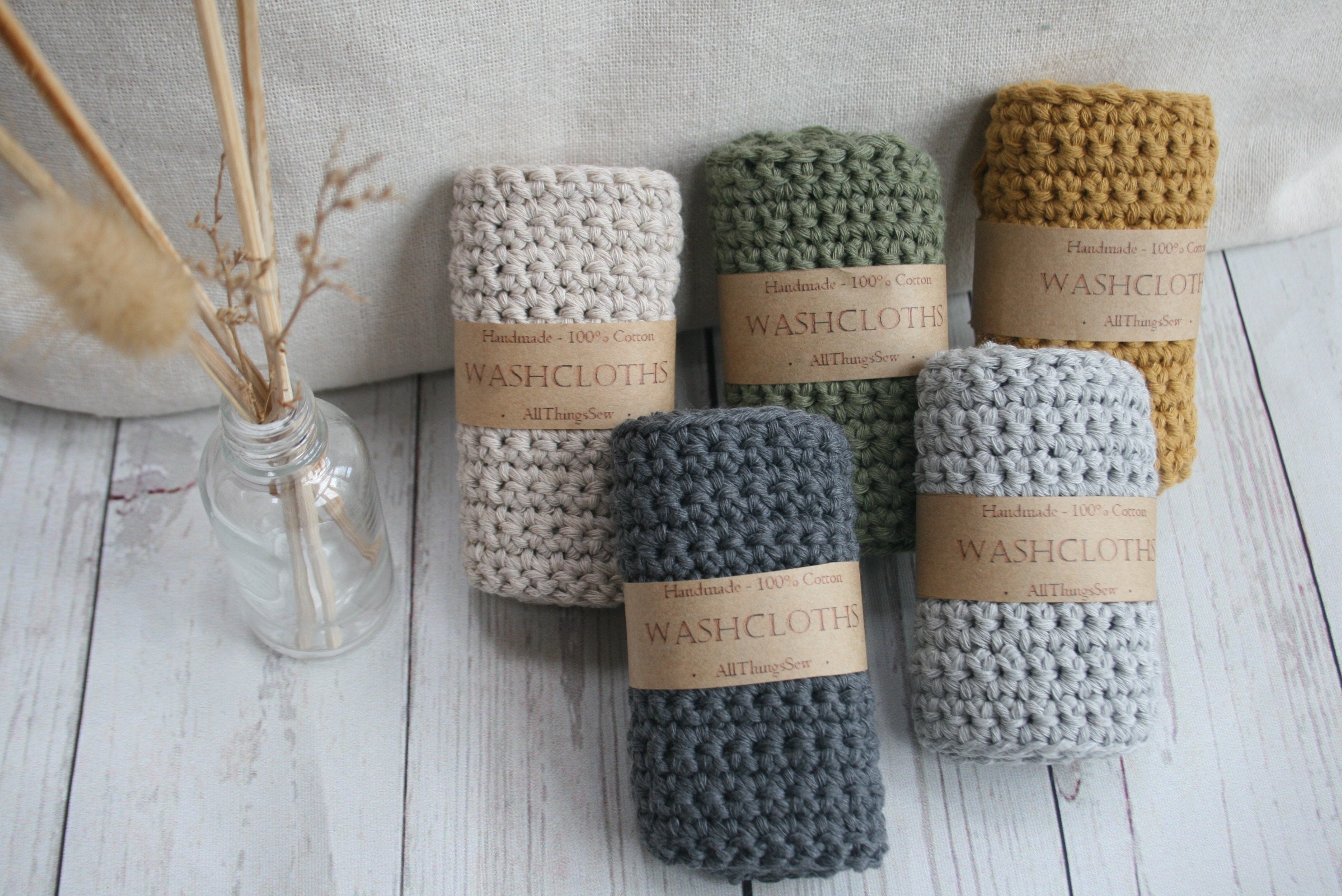 Cotton Kitchen Wash Cloths Etsy Ireland