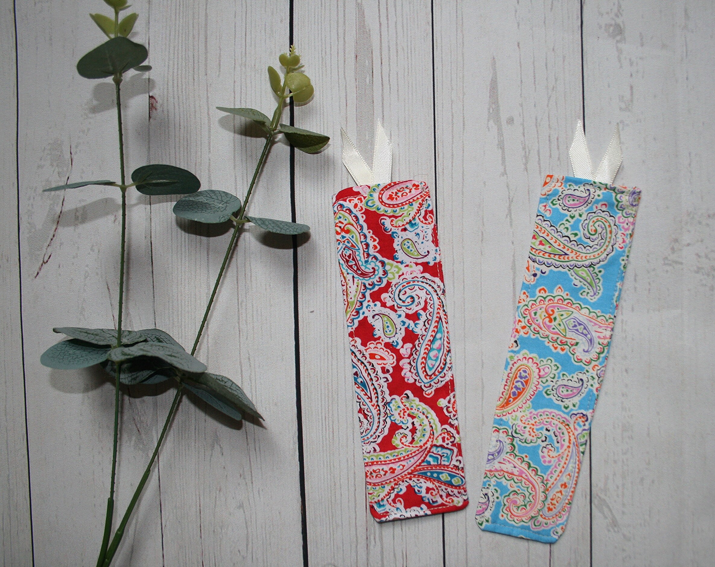 Fabric Bookmark Bookmark Page Marker Handmade Bookmark Etsy