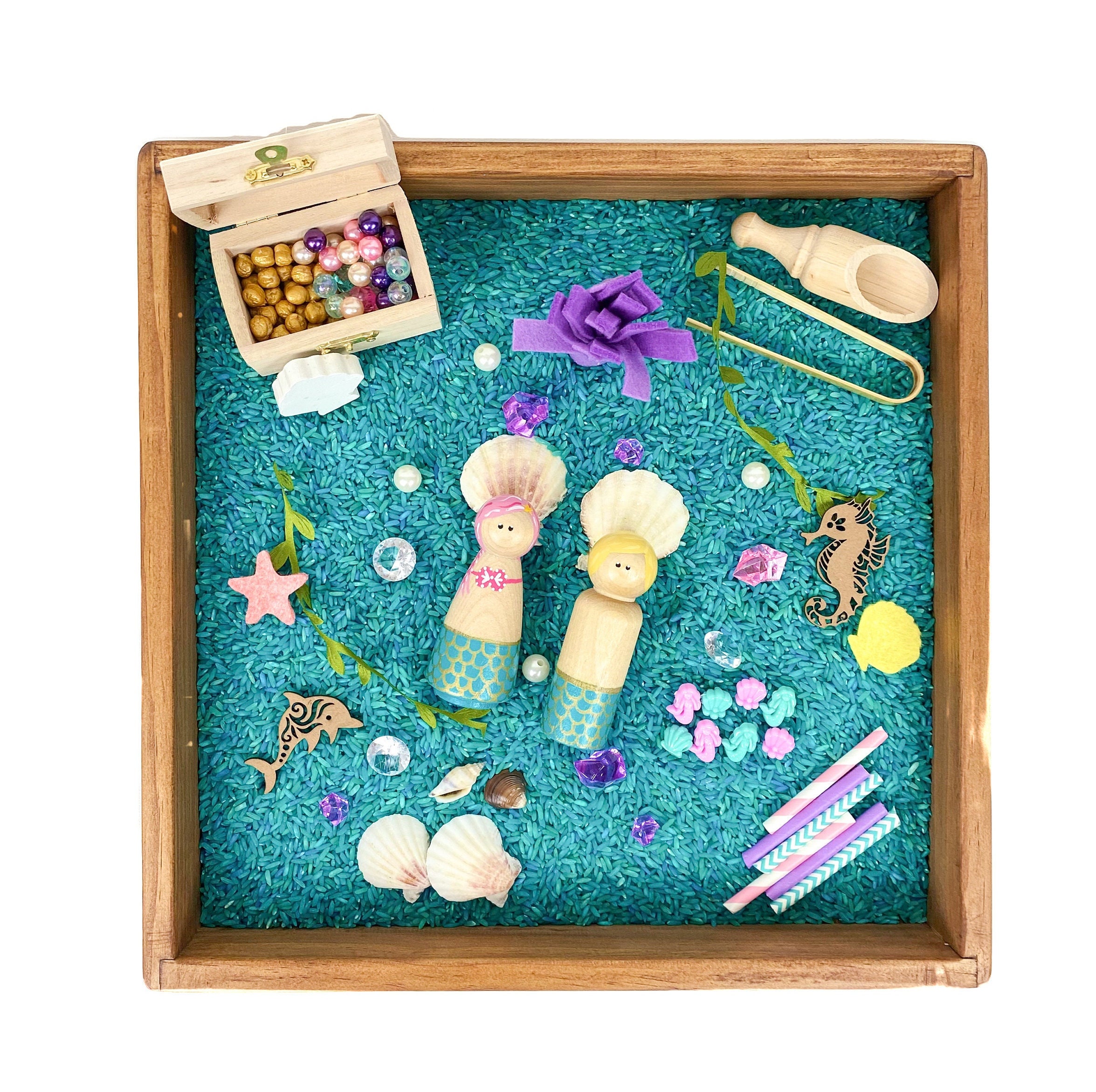 Mermaid Sensory Kit – traysforplays