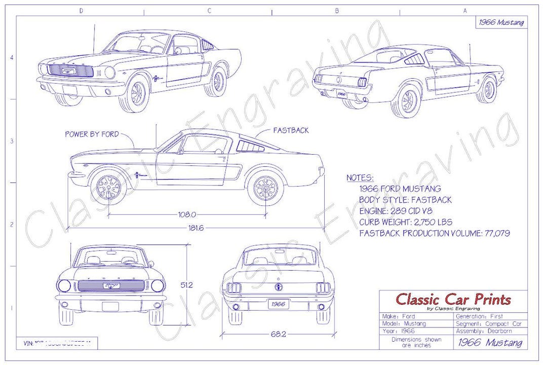 1966 Mustang Fastback 