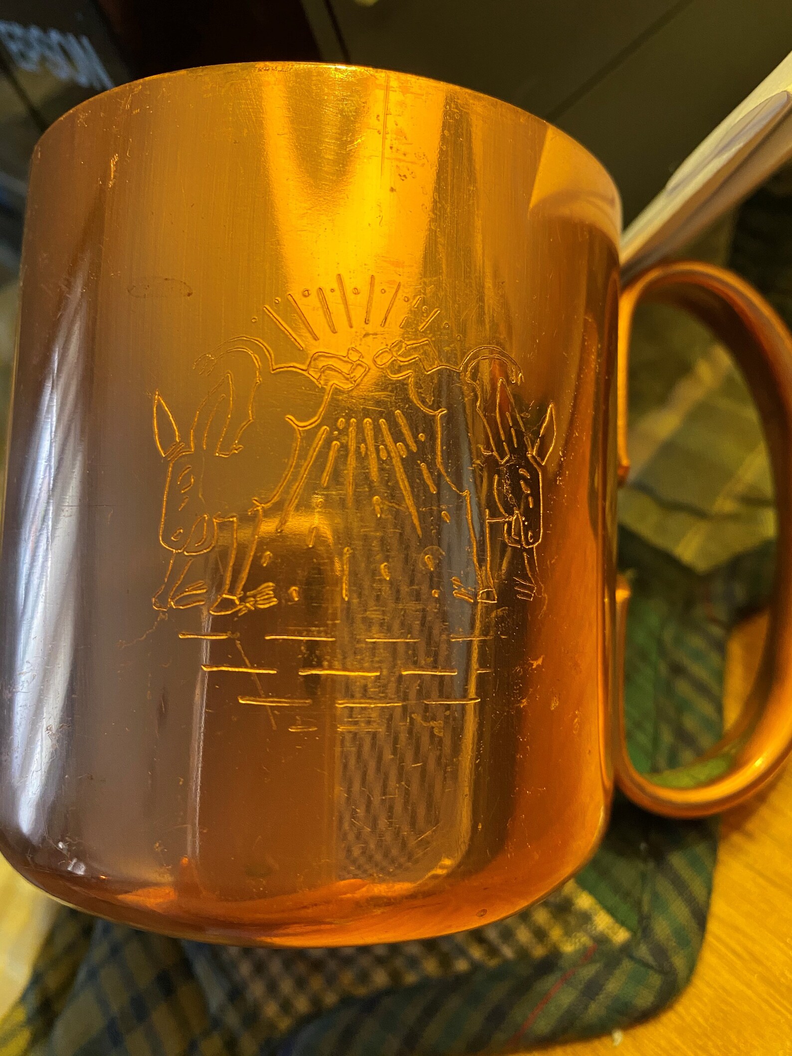 Vintage Copper Moscow Mule Mugs Etsy