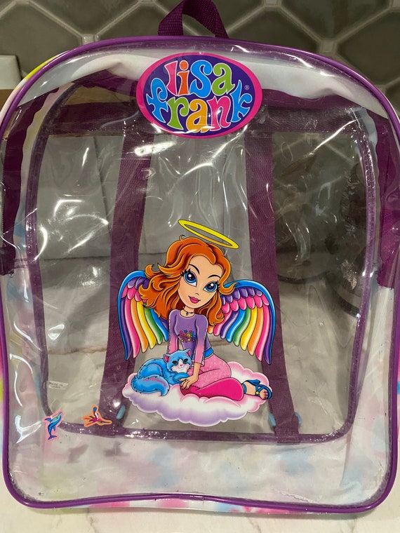 lisa frank clear backpack