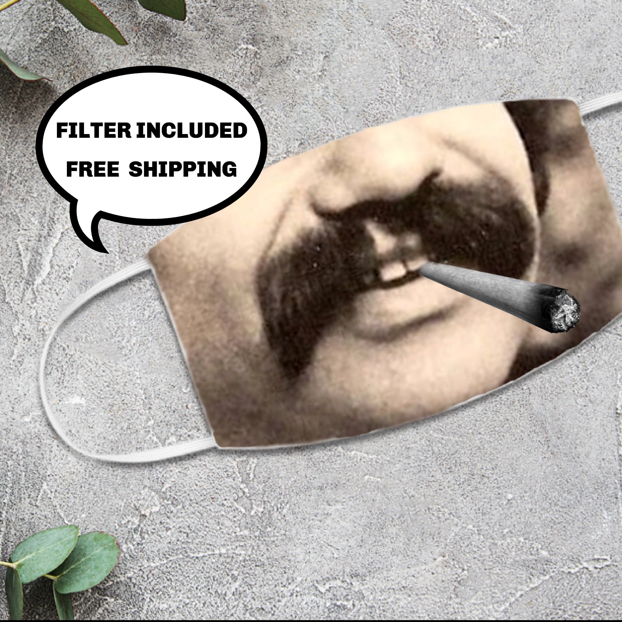 Cheech Chong Cheech Marin Moustache Mask Washable and Etsy