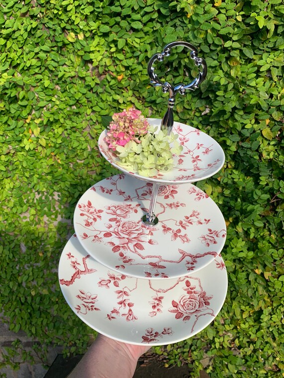 英国ヴィンテージ ロイヤルスタッフォードシャーTransferware トレイ