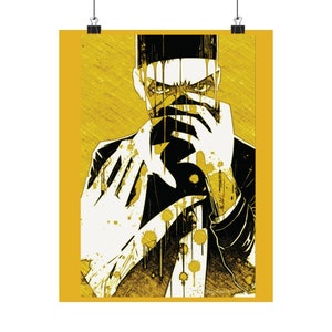 Fine Art Posters 11"x14" -"Chanting Priest" - Print of Original Artwork - Wall Decor - - Free Shipping - Office Decor image 2