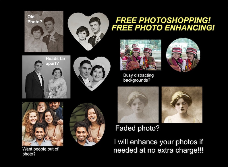 Physical Locket Photos 50 different sizes. Pick up at Walgreens within hours You pay 84 cents in store Mother's Day Birthday image 6