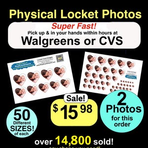 ロケット写真セット 2 枚 - 各サイズ 50 枚 - 無料の写真加工/Photoshop - お近くの Walgreens または CVS でお受け取りください