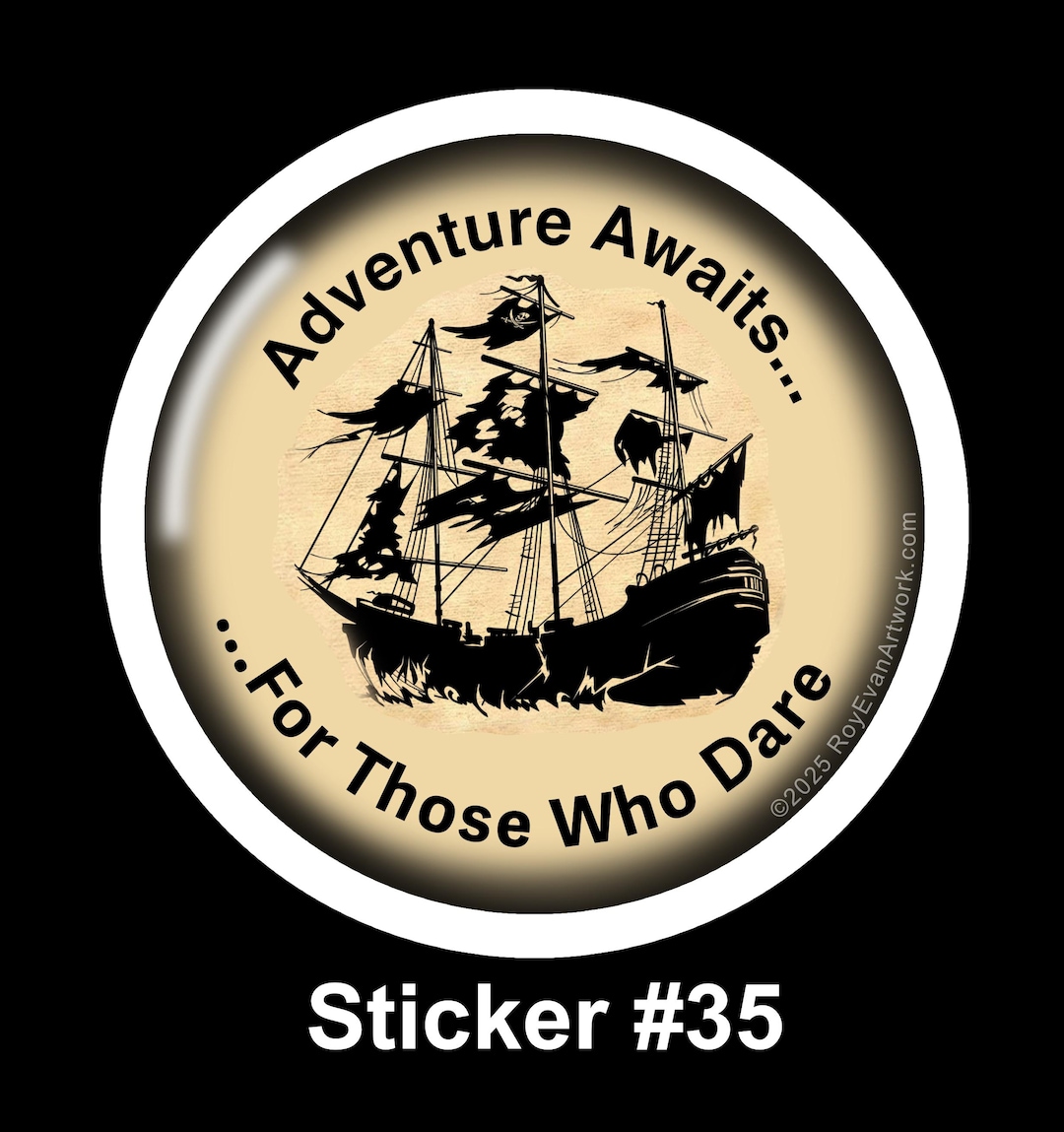 3" Sticker "adventure Awaits #2" Waterproof Vinyl Paper Sticker - Best ...