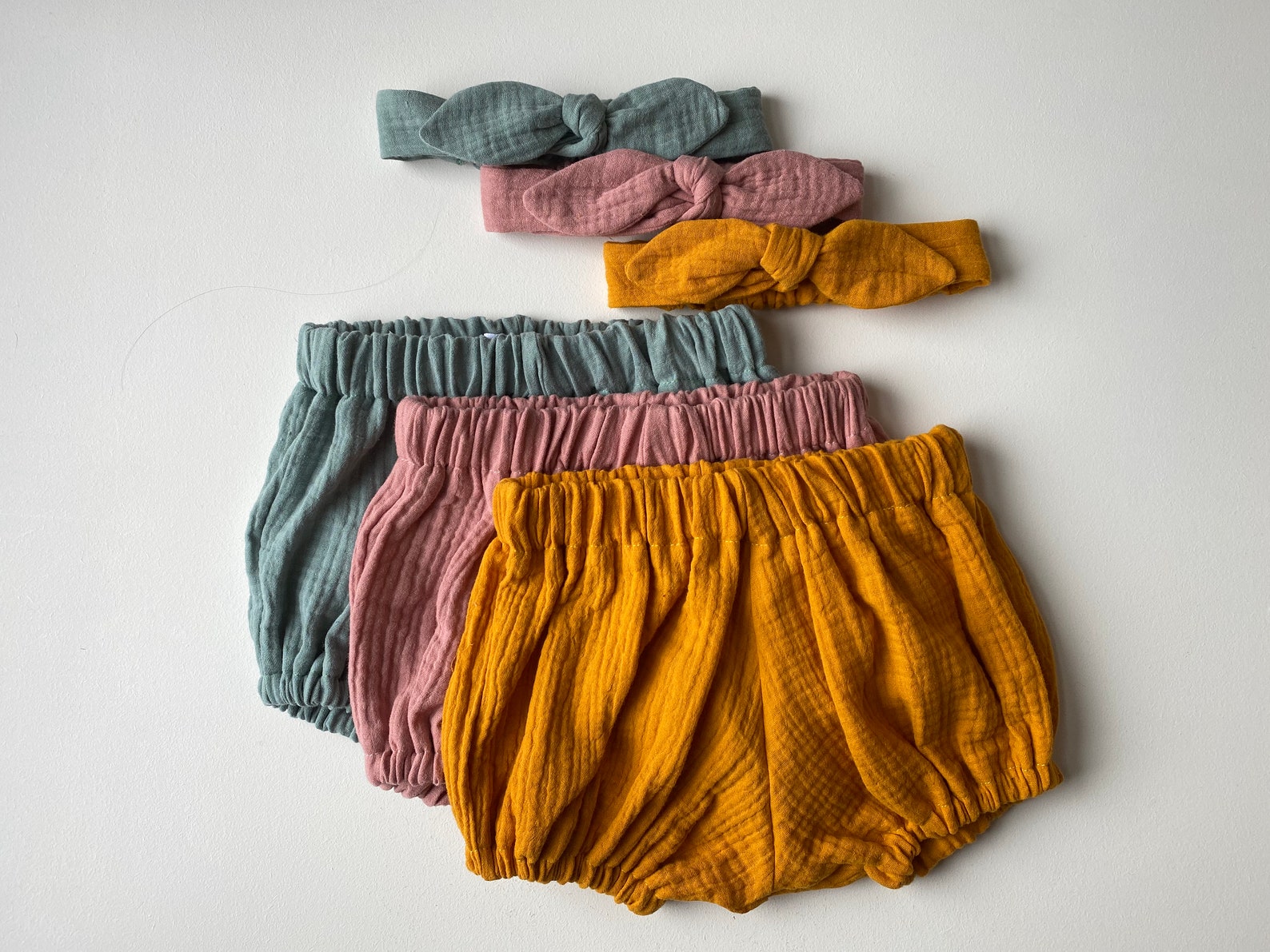 BOBBY Girls/boys Muslin Baby Bloomers Etsy