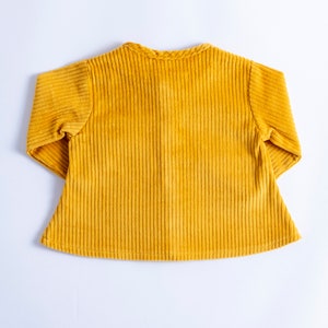 Mustard SILAS Corduroy overshirt, Girls, Boys, Unisex Shirt/Jacket image 5