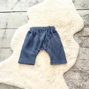 Cornflour Blue HARLEY Girls / Boys Harem muslin Trousers / Pants, Unisex
