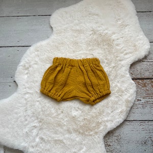 BOBBY Girls/Boys muslin baby bloomers Yellow