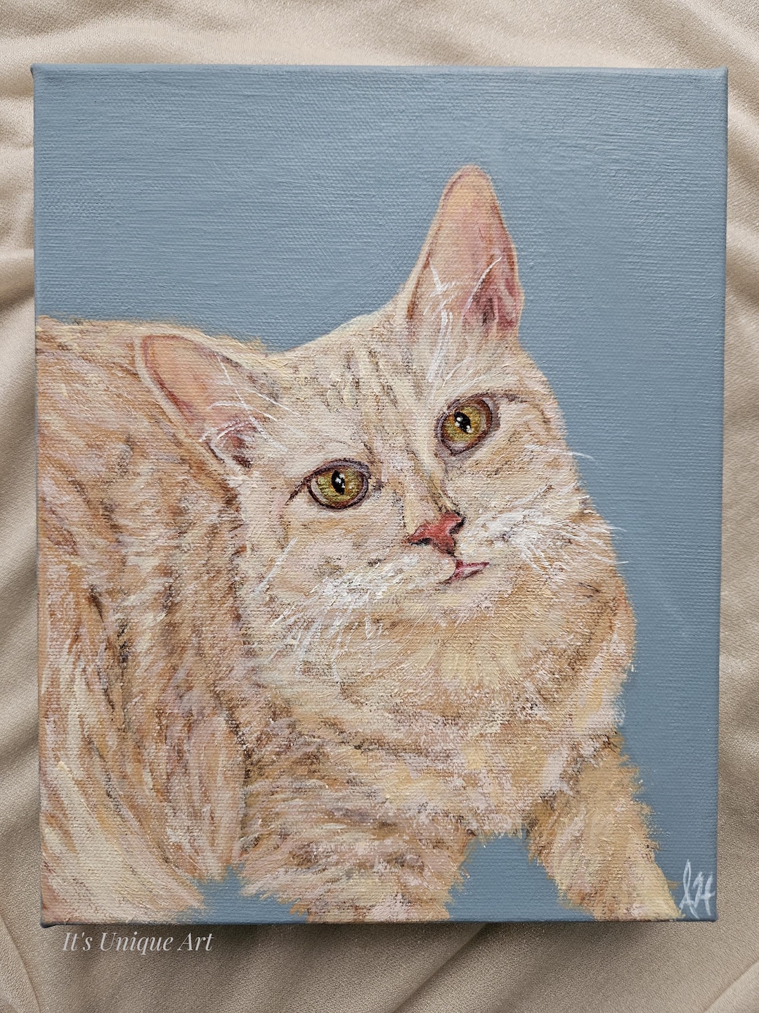 Custom Pet Portrait: Acrylic Painting on Canvas (8x10, 11x14) - Etsy