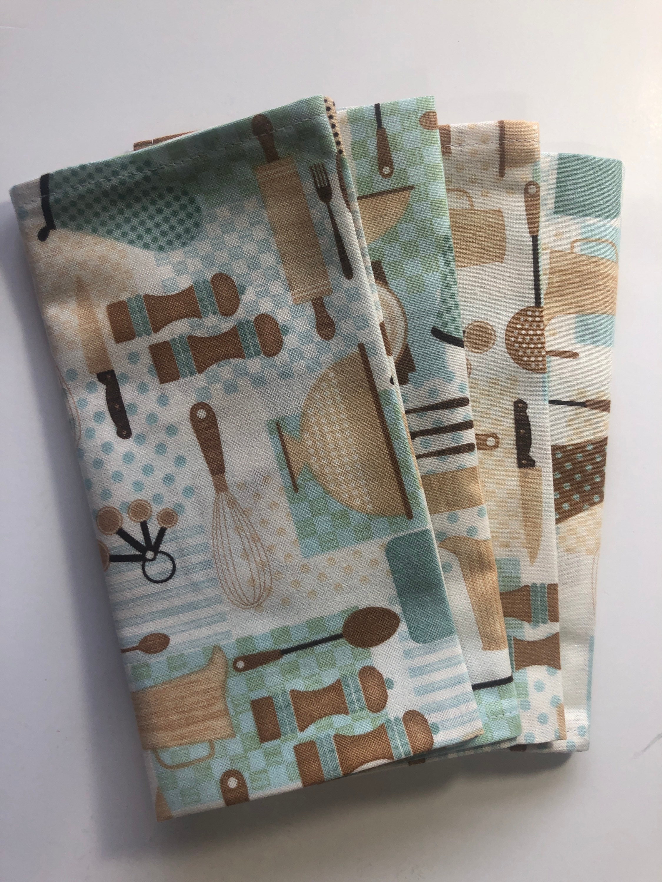 Set of 4 Everyday Cloth Napkins Etsy