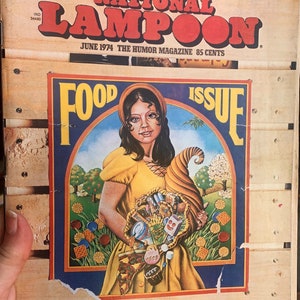 Iconic 1974 National Lampoon “Food Issue” Magazine