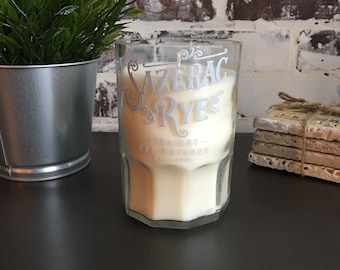 Recycled Sazerac Rye Whiskey Candle