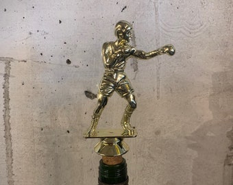 Trophy Bottle Stopper- Boxer