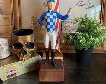 Custom Handmade Jockey Statue