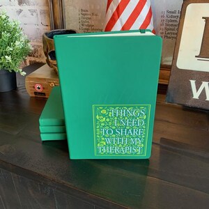 Things I Need to Share with my Therapist Journal
