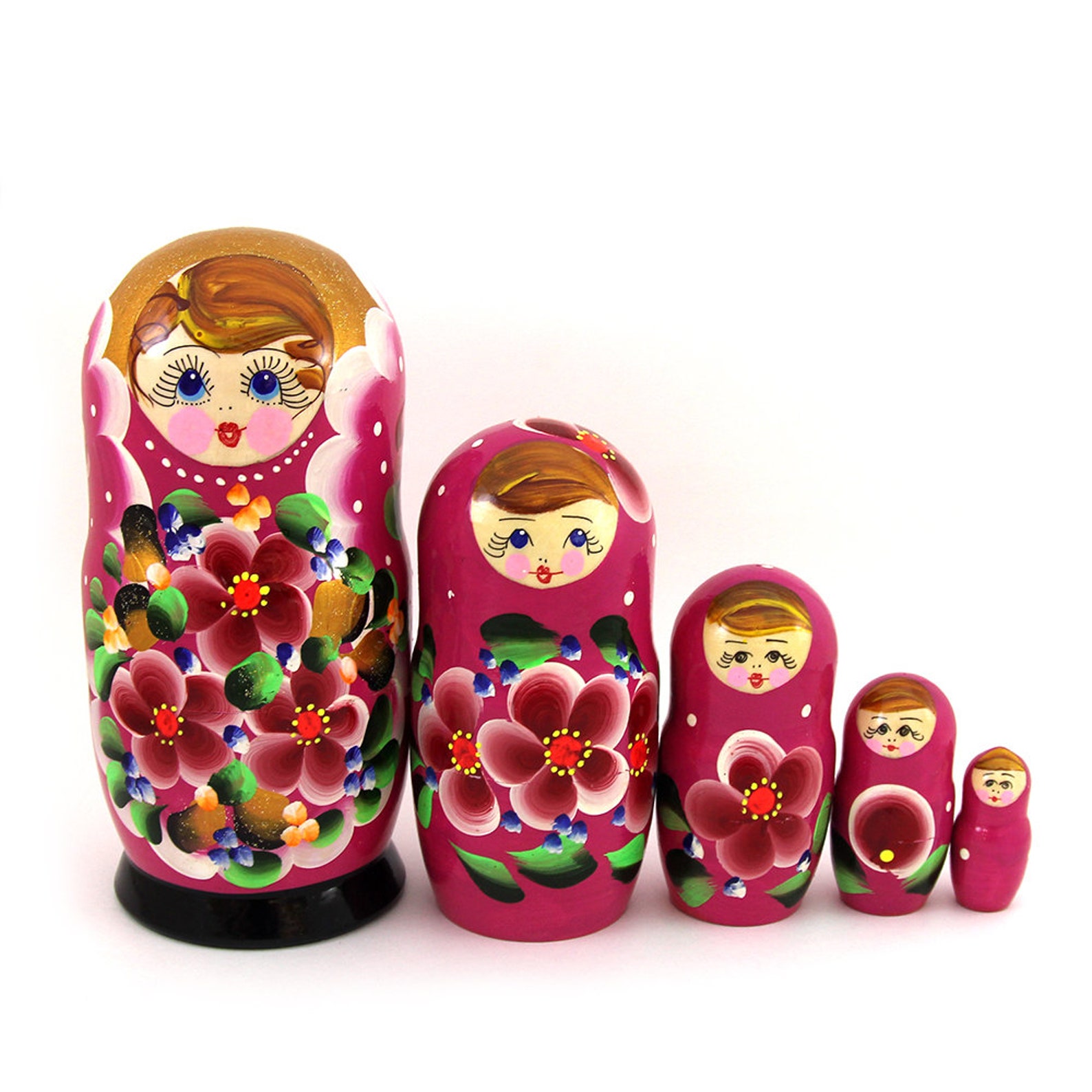 Babushka doll Russian Doll Traditional Russian matryoshka Etsy